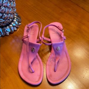 Tory Burch pink sandals